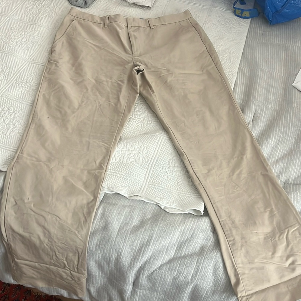 JCrew men's cotton khaki chino W36xL34 36x34 traditional (not sl) fit